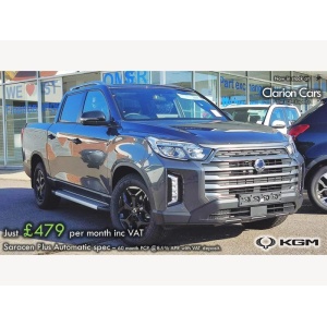 KGM Musso - 2.2D Saracen Plus Auto 4WD LWB Euro 6 4dr