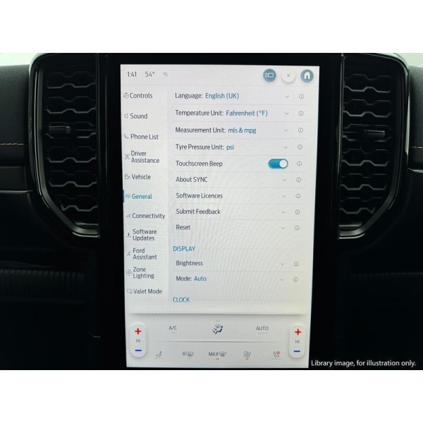 Ford Ranger - Wildtrak X AUTO 2.0L 205ps EcoBlue 10 Speed 4x4 Double Cab, SYNC 4 WITH ANROID AUTO/APPLE CARPLAY, REAR PARKING SENSORS