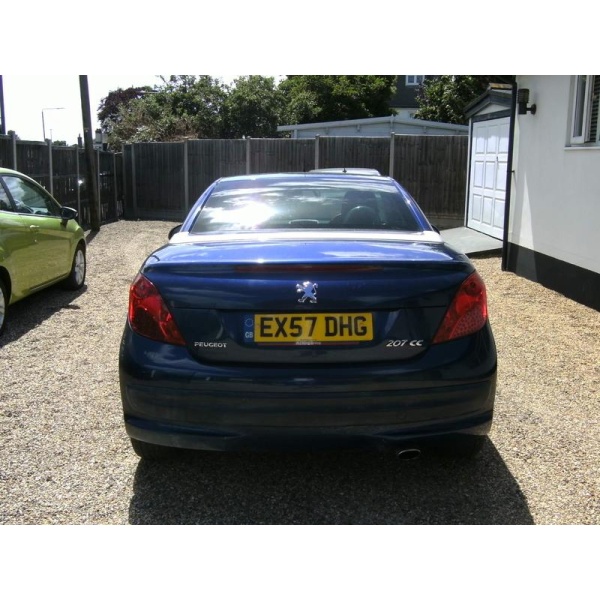 Peugeot 207 CC - 1.6 16v GT Convertible 2dr Petrol Manual (155 g/km, 120 bhp)