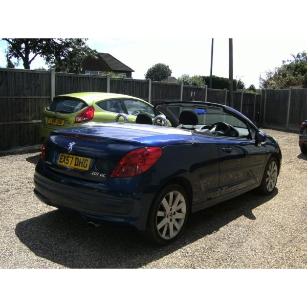 Peugeot 207 CC - 1.6 16v GT Convertible 2dr Petrol Manual (155 g/km, 120 bhp)