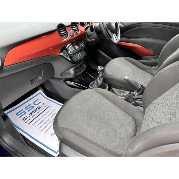 Vauxhall Adam - 1.4 JAM 3d 85 BHP Nationwide Home Delivery Available
