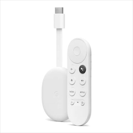 Chromecast with Google TV (HD) Snow – Streaming device