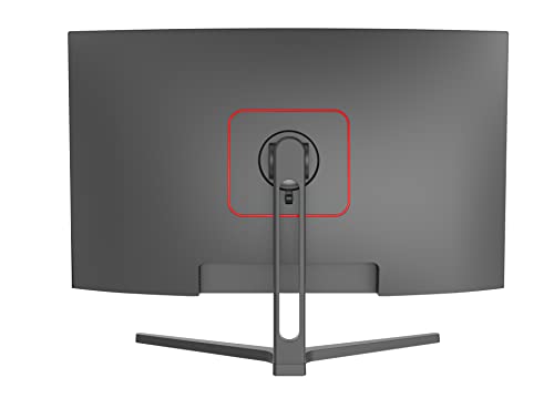 CRUA 27" Curved QHD 144Hz Gaming Monitor, 1ms, FreeSync