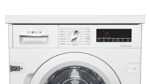Bosch Serie 6 8kg Built-in Washing Machine, 1400rpm, White