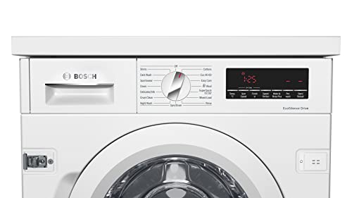 Bosch Serie 6 8kg Built-in Washing Machine, 1400rpm, White