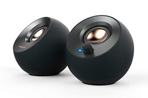 CREATIVE Pebble V2 USB-C Desktop Speakers, 8W RMS (Black)