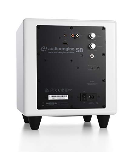 Audioengine S8 250W 20cm Powered Subwoofer (White)