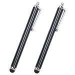TRIXES 2PC Black Stylus Pens for Touch Screens
