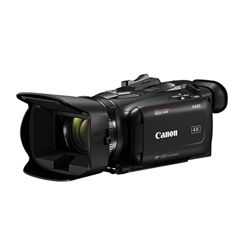 Canon XA60 - Pro 4K Camcorder, 20x Zoom, 5-Axis Stabilisation