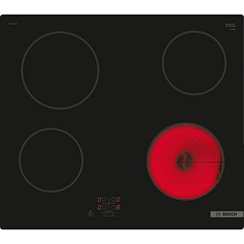 Bosch PKE61RAA8B 60 cm Electric Hob, Black, Serie 2