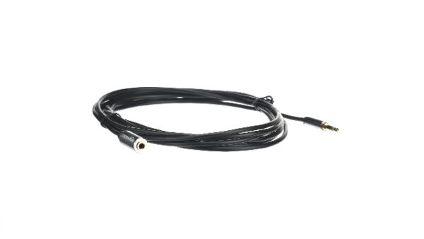 Amazon Basics 3.5mm Audio Extension Cable, 3.6m, Black/Grey