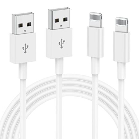 2-Pack 2m Apple iPhone USB to Lightning Fast Charger Cable
