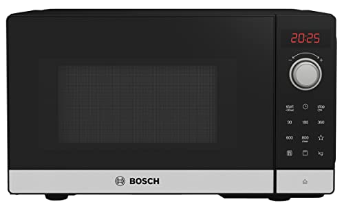 Bosch Serie 2 Freestanding Microwave, 44 x 26 cm, Stainless Steel