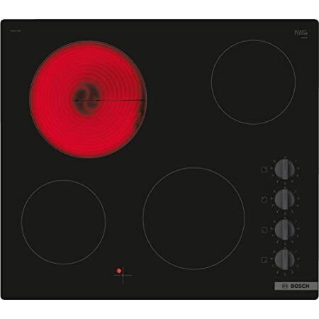 Bosch PKE611CA3E Electric Hob, 60 cm, Black, Serie 2