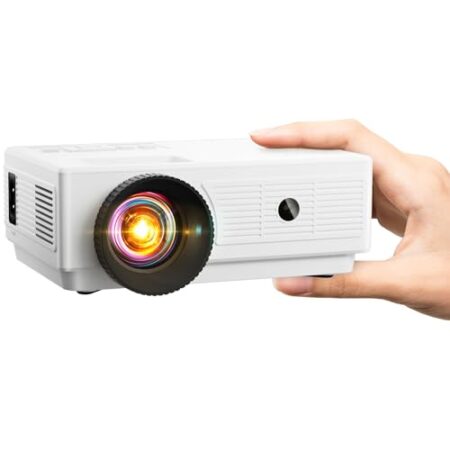 Mini Projector, Cibest HD 1080P, 2024 Upgraded 15000 Lux