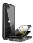 iPhone SE/8 Case with Screen Protector, Black