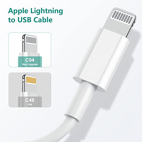 2-Pack 2m Apple iPhone USB to Lightning Fast Charger Cable