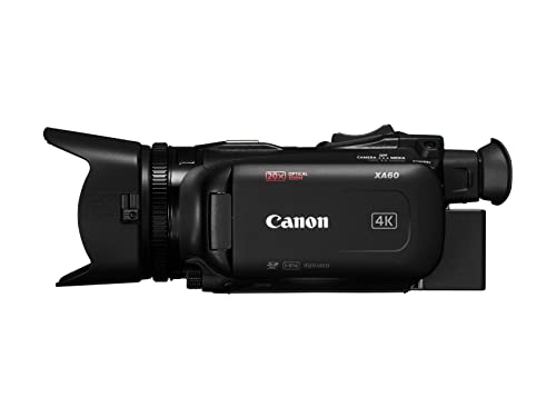 Canon XA60 - Pro 4K Camcorder, 20x Zoom, 5-Axis Stabilisation