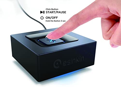 esinkin Bluetooth Receiver for Music Streaming, 12 cm