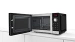 Bosch Serie 2 Freestanding Microwave, 44 x 26 cm, Stainless Steel