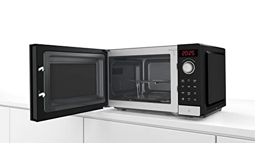 Bosch Serie 2 Freestanding Microwave, 44 x 26 cm, Stainless Steel