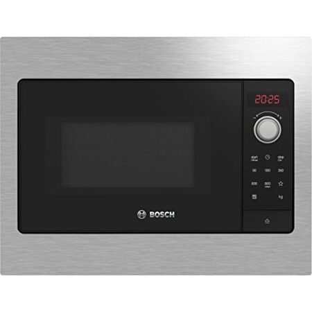 Bosch Serie 2 Built-in Microwave, 50 x 38 cm, Stainless Steel