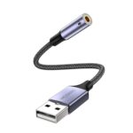 MOSWAG USB to 3.5mm Audio Adapter, External Sound Card