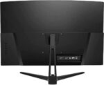 CRUA 68.6cm 180Hz Curved Gaming Monitor, Full HD, Black