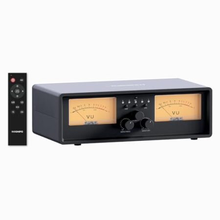 ET30 VU Meter Amp/Speaker Selector, 2 In/Out, w/ Display & Remote