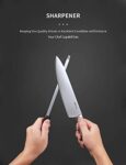 16-Piece German Steel Knife Set with Block by Yabano