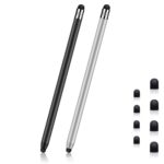 2-Pack Stylus Pens for Touch Screens, Universal