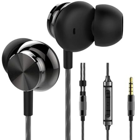 Betron BS10 Wired Earphones with Mic, 12mm Drivers