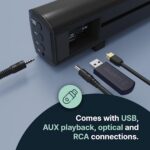 MAJORITY Bowfell Bluetooth Sound Bar | 50W | 39cm | Black