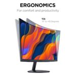 KOORUI 60.5cm Curved Full HD 1080P 60Hz Gaming Monitor