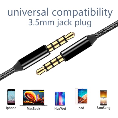 3 Pack Wired In-Ear Earphones with Mic, 3.5 mm, Noise Isolating