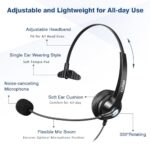 USB Headset with Mic, Noise Cancelling, Audio Controls