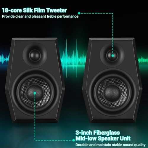 Sanyun SW209 36W 3D Surround PC Speakers, RGB, Bluetooth