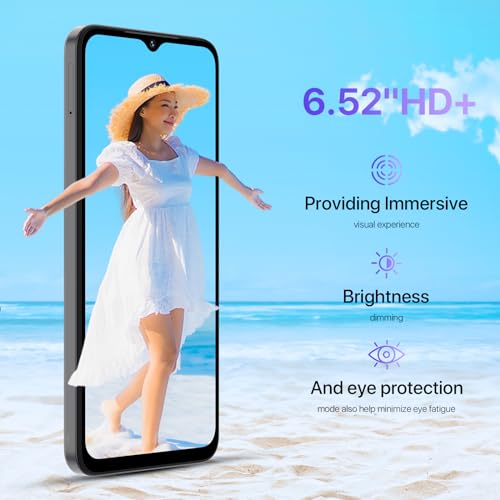 UMIDIGI G5A 2024, 6.52" 8GB+64GB, 5000mAh, 13+5MP, 4G, Black