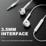 In-Ear Wired Headphones 3.5mm Jack with Mic & Volume Control
