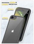 iPhone SE/8 Case with Screen Protector, Black