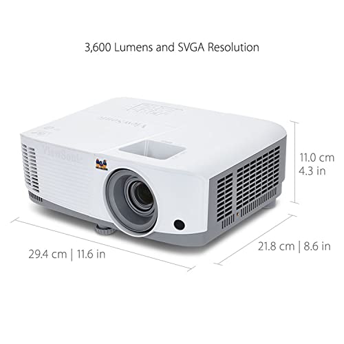 ViewSonic PA503S 3,800 Lumens Business Projector - White