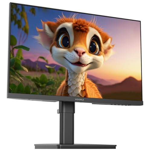 KOORUI 68.6cm FHD Office Monitor, 100Hz, 4ms, VESA, Black