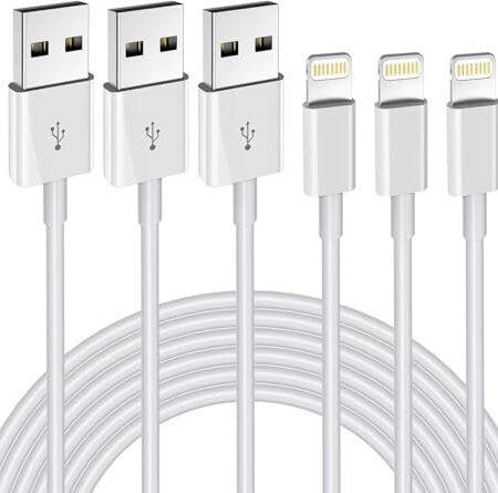 iPhone Charger Cable 3Pack 1.8M MFi Certified Lightning