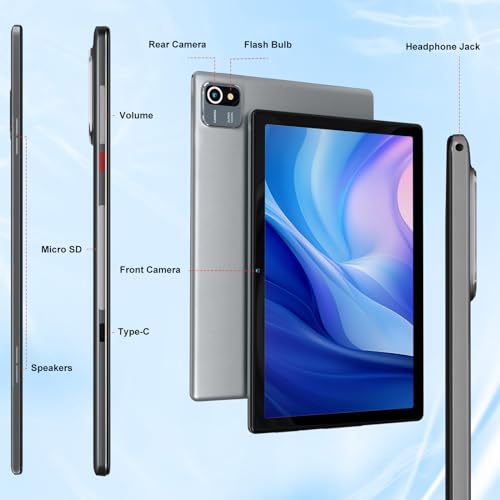 FancyDay 25.4 cm Tablet Android 13, 6GB RAM+64GB ROM, 5000mAh
