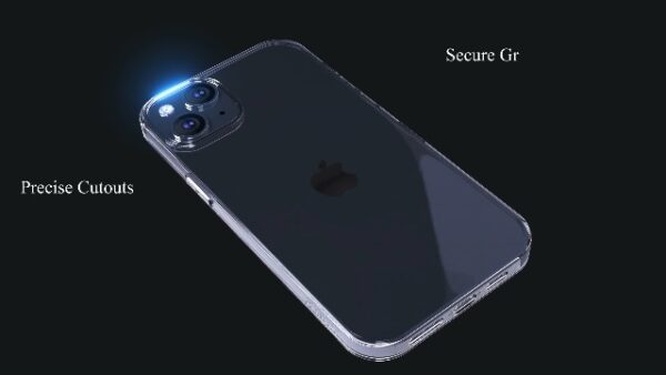 iCatchy Shockproof Clear Case for iPhone 14 (15.5 cm)