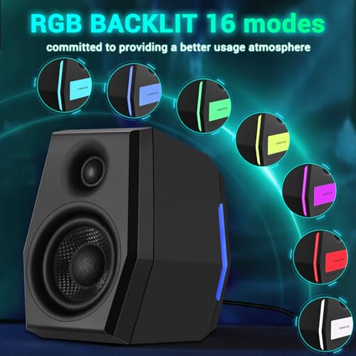 Sanyun SW209 36W 3D Surround PC Speakers, RGB, Bluetooth