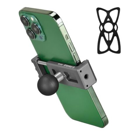 FANAUE Aluminum Phone Holder with 25mm Ball for 5.8-9.4cm Smartphones, RAM Mounts Compatible