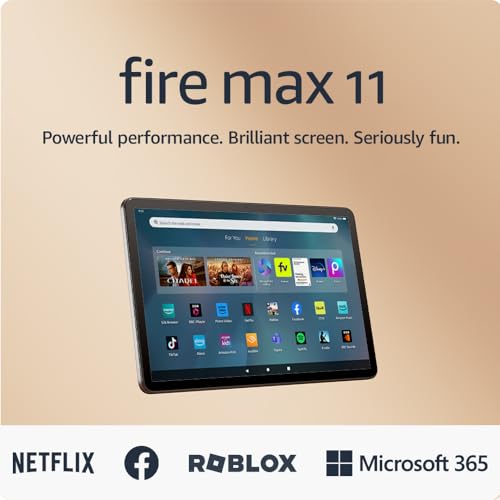 Amazon Fire Max 11, 28 cm display, 4 GB RAM, 64 GB, Grey