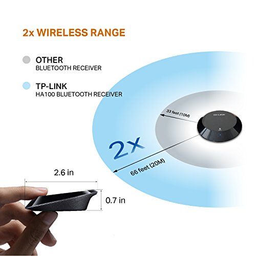 TP-Link Bluetooth Audio Receiver Adapter with NFC - Black