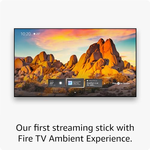 Amazon Fire TV Stick 4K Max | Wi-Fi 6E, Ambient Experience